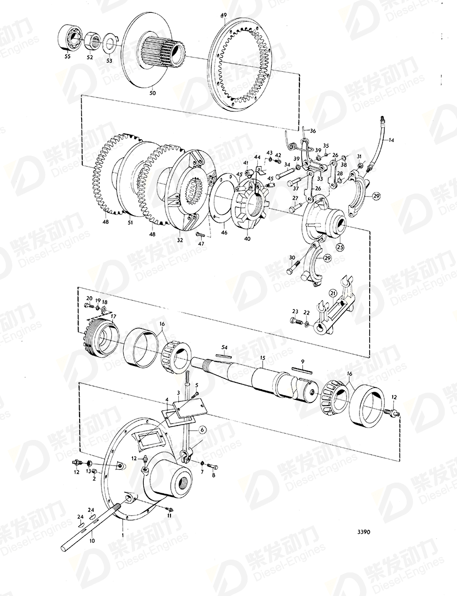 VOLVO Roller bearing 181615 Drawing